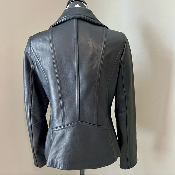 Avanti | Women’s 100% Leather Jacket/Coat, Full Zip, Lined, Black, M - Picture 3 of 14